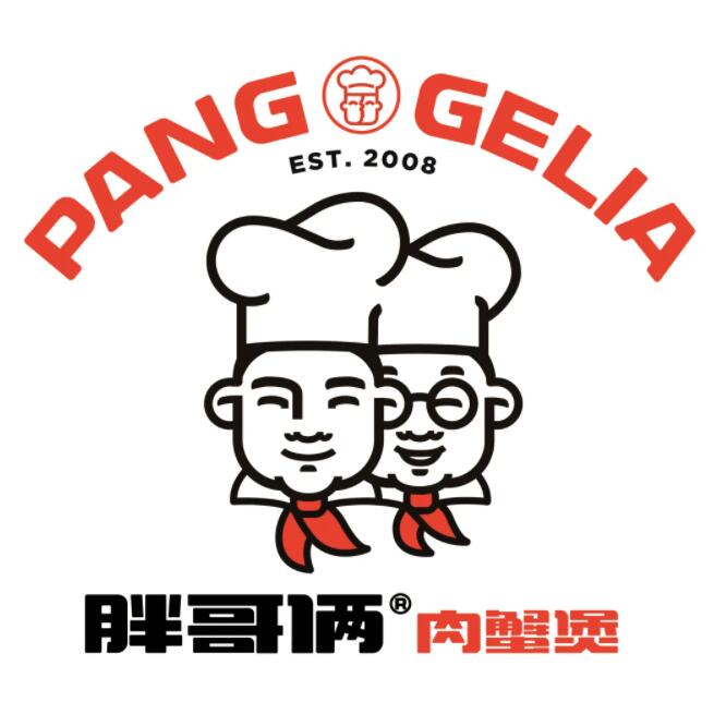 餐饮品牌胖哥俩logo设计理念